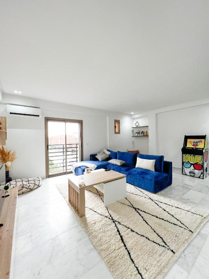 New ! Unique Equipped Flat In The Heart Of Marrakech Apartment มาร์ราเกช ภายนอก รูปภาพ
