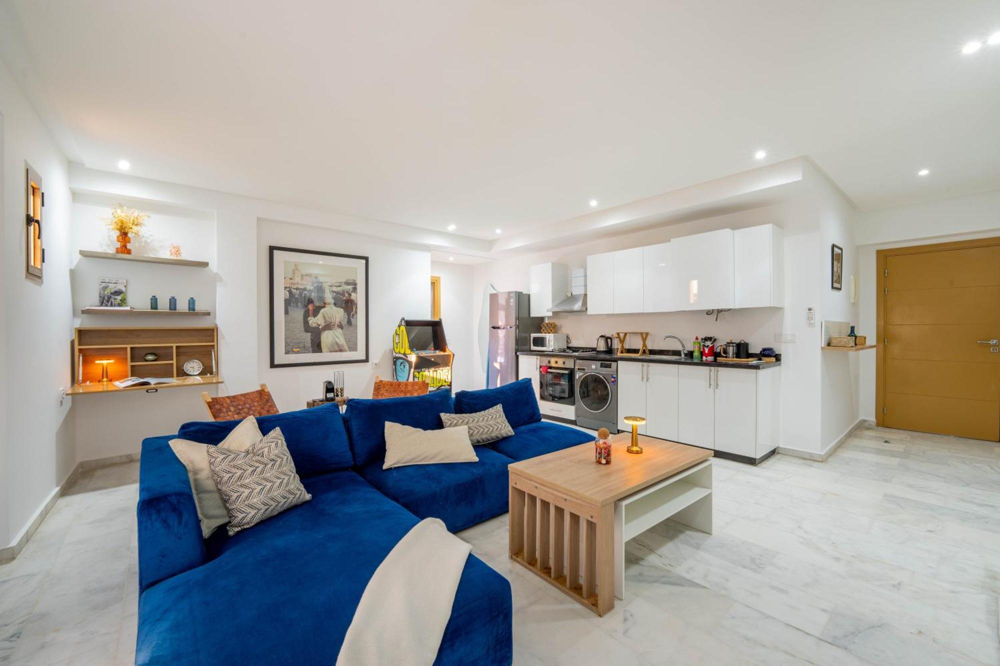 New ! Unique Equipped Flat In The Heart Of Marrakech Apartment มาร์ราเกช ภายนอก รูปภาพ