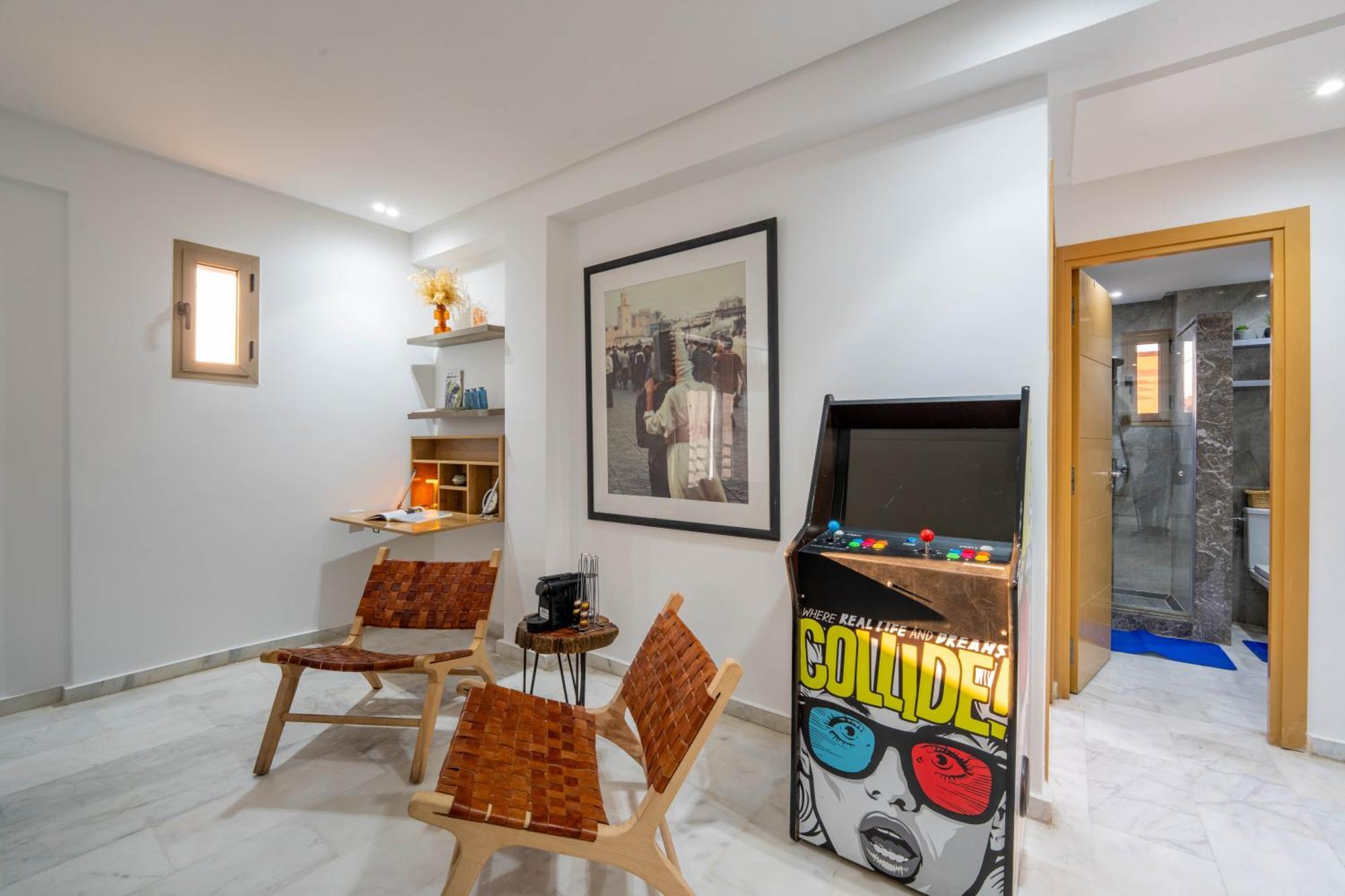 New ! Unique Equipped Flat In The Heart Of Marrakech Apartment มาร์ราเกช ภายนอก รูปภาพ
