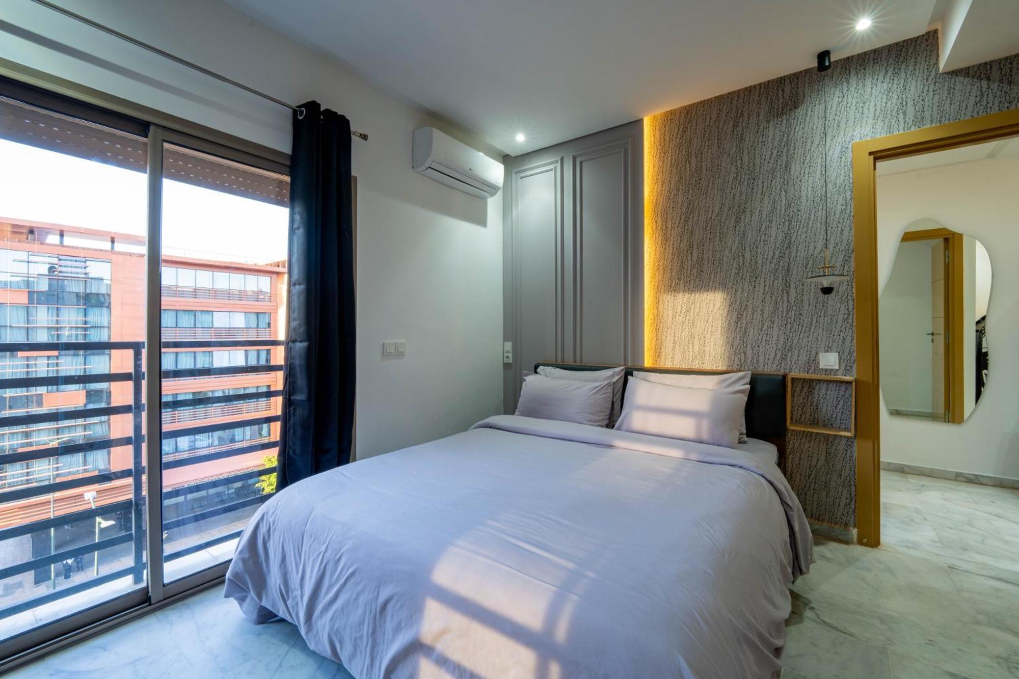 New ! Unique Equipped Flat In The Heart Of Marrakech Apartment มาร์ราเกช ภายนอก รูปภาพ